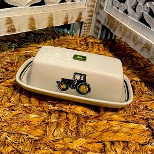 Gibson John Deere Butter Dish